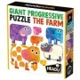 Headu Ecoplay - Puzzle-Uri Progresive Animale Mari Si Mici Headu - 1